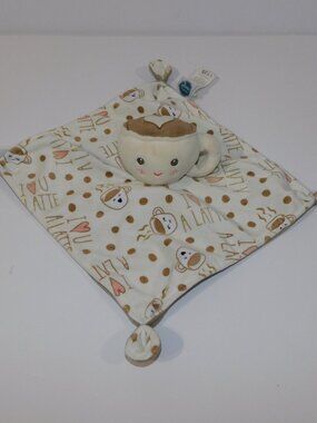 Mary Meyer Sweet Smoothie Latte Coffee Security Blanket Baby Lovey Nunu